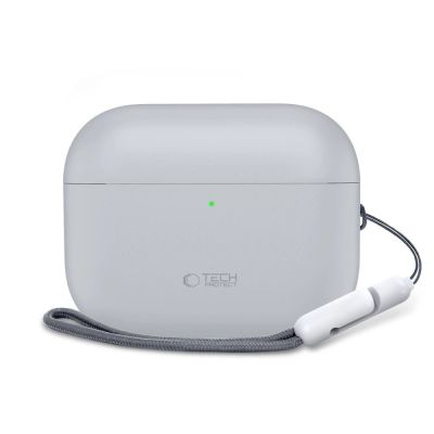 3. Tech-Protect Silikonhülle für AirPods Pro 3 – Grau