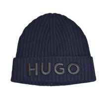 Hugo Boss Wollmütze, marineblau, Wintermütze - 50495778-410