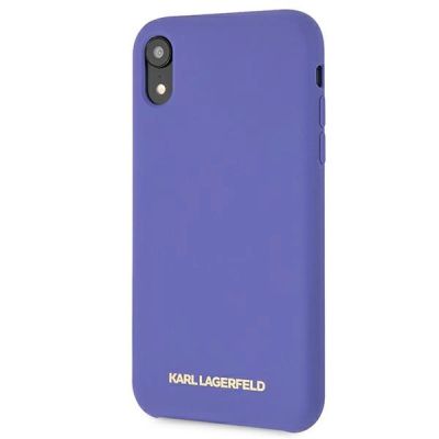 2. Karl Lagerfeld Silikonhülle für iPhone Xr - Lila
