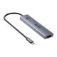 14. UNITEK HUB USB-C 7IN1 PD 100W HDMI 2.0 MIT EIN/AUS-TASTE