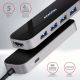 2. Axagon HMC-6H4A Kabelgebundene Dockingstation USB 3.2 Gen 1 (3.1 Gen 1) Typ-C Schwarz, Grau