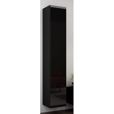 VIGO Vollvitrine „180“ 180/40/30 schwarz/schwarz halb