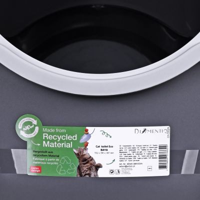 17. DIAMENTIQ BAYA Katzentoilette hellgrau/dunkelgrau - Katzentoilette