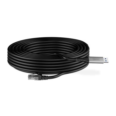 4. Digitus USB-A - RJ45 Ethernet-Kabel, 1 Gbit/s, 15 m