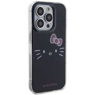 4. Hello Kitty IML Kitty Face Hülle für iPhone 14 Pro Max – Schwarz