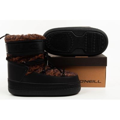 9. O'Neill Damen-Schneestiefel Lisa F High, Leopardenmuster, gefüttert, Winter
