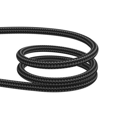4. Joyroom S-A42 Crystal-Clear Serie 3A USB-A – USB-C-Kabel 1,2 m – Schwarz