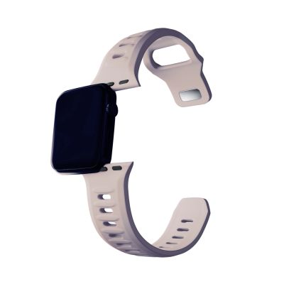 8. 3mk Silikon- Watch für Apple Watch 42 / 44 / 45 / 49 mm – Beige