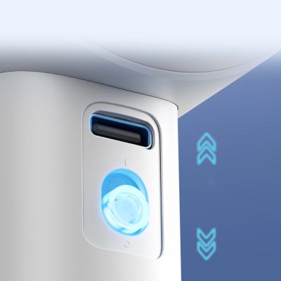 8. Jisulife Handventilator Pro1 3600 mAh FA53 (ABS) Mini-Gebläse, tragbarer USB-Ventilator – Weiß