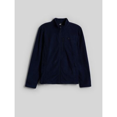 7. Herren-Fleecejacke mit Stehkragen, Größe 4F 4FRAW26TFLEM542-30S