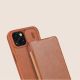 12. Nillkin Qin Leder Pro Hülle iPhone 14 Plus Kamera Cover Holster Cover Flip Case Schwarz
