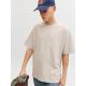 6. Jack&Jones Herren-T-Shirt JJEBARRON TEE SS O-NECK NOOS 12298906 MOONBEAM
