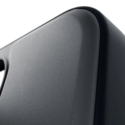 7. 3mk Hardy Apple Seidenleder MagCase für Apple iPhone 16 Pro Max – Schwarz