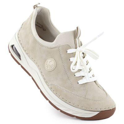 Rieker 44562-62 bequeme beige Damenschuhe