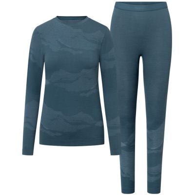 7. Damen-Thermounterwäsche Viking Base Layer Gasher Set – Türkis