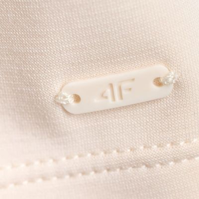 5. Damen-T-Shirt 4F F3489 cremefarben 4FWAW26TTSHF3489 12S