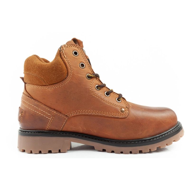 4. Wrangler Yuma Herrenstiefel Chelsea Boots Elegantes Leder Braun Weiß