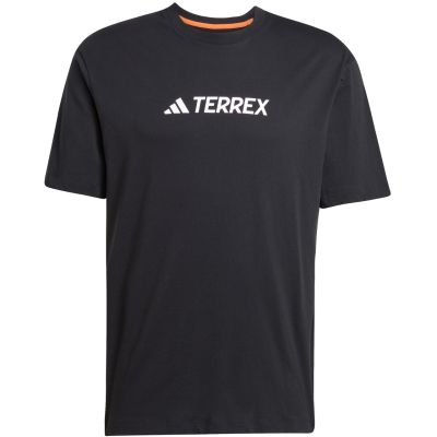 8. adidas Terrex Classic Logo T-Shirt für Herren, schwarz, JF9143