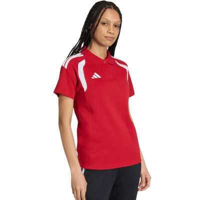 Damen-Poloshirt adidas Tiro 26 League rot KF9099
