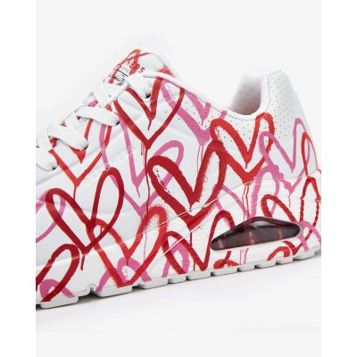3. Skechers X Jgoldcrown Uno-Spread The Love W 155507-WRPK Schuhe