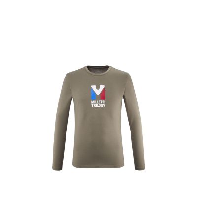 MILLET M CHAMONIX TRI TS LS T-Shirt braun