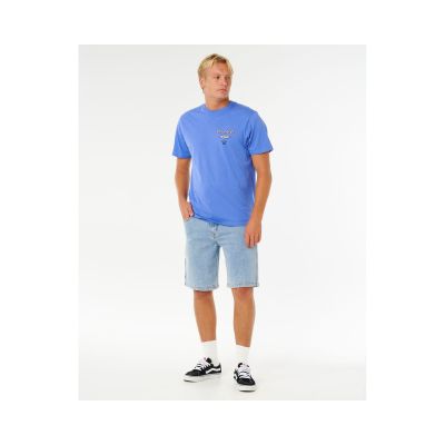 2. Herren RIP CURL Fade Out Icon T-Shirt Blau