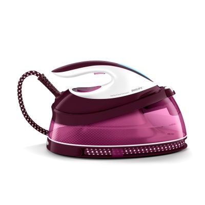 Philips GC7842/40 Dampfstation 2400 W 1,5 l SteamGlide Plus Sohle Lila, Weiß