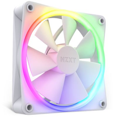NZXT F120 RGB Dreierpack Computergehäuselüfter 12cm Weiß 3 Stück.
