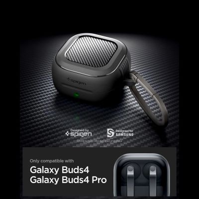 6. Spigen Rugged Armor Schutzhülle für Samsung Galaxy Buds 4 / 4 Pro – Mattschwarz