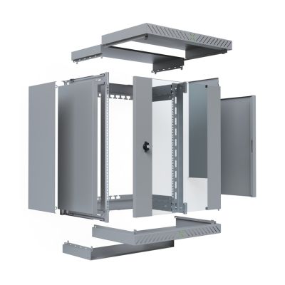 3. EFB Elektronik WGX-1506GR.G1 Rack 15U Wandschrank Grau