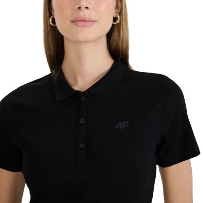3. Damen-Poloshirt 4F F0768 Tiefschwarz 4FWMM00TPTSF0768 Größe 20S