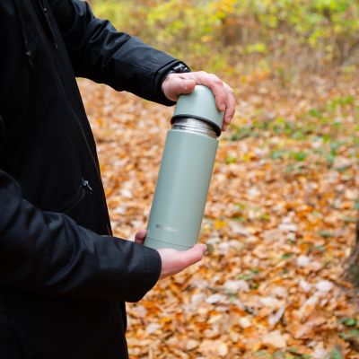 11. Thermos Meteor 1000 ml für Reisen, Tourismus, Zuhause, Arbeit 17249 2 Tassen