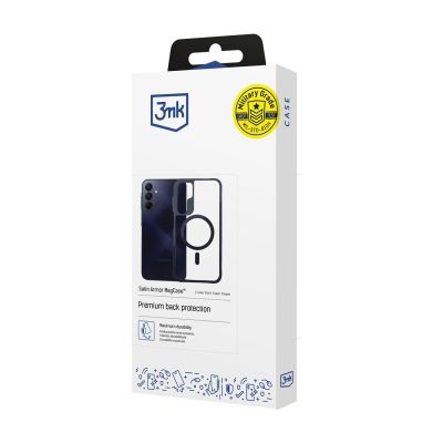 6. 3mk Satin Armor MagCase Hülle für Samsung Galaxy A15 5G – transparent