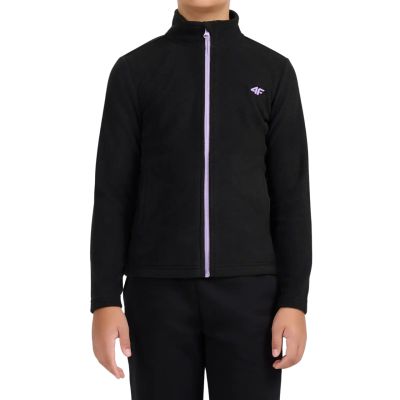 Fleecejacke für Mädchen 4F F472 Tiefschwarz 4FJWAW26TFLEF472 20S