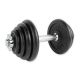 3. VIRTUFIT VERSTELLBARES PRO-HANTELSET - LANGHANTELSET - GUSSEISEN - 1 X 15 KG
