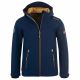 TrollKids Kinder Trollfjord Jacke mystic blue/golden yellow Softshell marineblau (161-146)