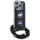 3. Karl Lagerfeld IML Crossbody Karl&Choupette Head Case für iPhone 16 Pro - Schwarz