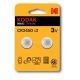 KODAK LITHIUM-BATTERIEN MAX CR 2450 BLISTER X 2 STÜCK.