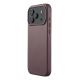 Mujjo Lederhülle - Lederhülle für iPhone 17 Pro Max, kompatibel mit MagSafe (bronzerot)