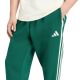 4. adidas Essentials 3-Streifen Fleecehose für Herren, schmal zulaufende Bündchen, Grün, KY4129