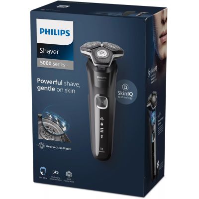 12. Philips Series 5000 S5898/35 Nass- und Trockenrasierer mit 2 Zubehörteilen