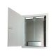 Gehäuse/Schrank, Multimedia 500x350x90, flächenbündig, perforierte Tür, 1 x Steckdose, 14 x Keystone-Steckdosen ALANTEC