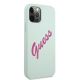 4. Guess, GUHCP12LLSVSBF iPhone 12 Pro Max 6,7" blau fuchsia/blau fuschia Hardcase Silikon Vintage