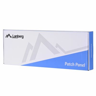 10. Patchpanel Lanberg PPKS-1124-B (1HE; 19")