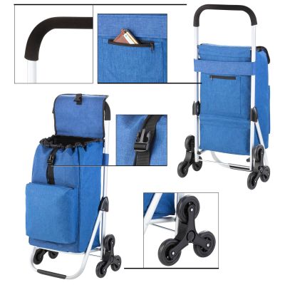 7. Cruiser 650063 Premium Treppensteiger-Einkaufswagen