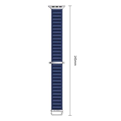 3. Tech-Protect Nylon Pro Armband für Apple Watch 44 / 45 / 46 / 49 mm – Marineblau