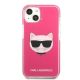 3. Karl Lagerfeld Choupette Head Hülle für iPhone 13 mini – Fuchsia