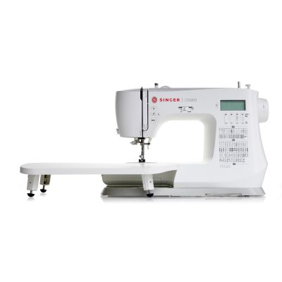 4. Singer C5955 Nähmaschine, Anzahl der Stiche: 417, Anzahl der Knopflöcher: 8, Farbe: Weiß