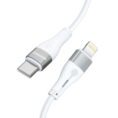 3. Wozinsky WSTCL2 Lightning / USB-C PD 27W Kabel 2 m - Weiß