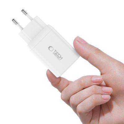 5. Tech-Protect NC45W-GAN 2-PORT PD45W Ladegerät – Weiß